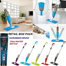 700Ml Spray Mop Microfibre Water Spraying Floor Cleaner Kitchen Tiles Marble UK