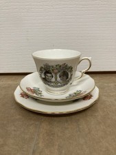 Royal Memorabilia Prince Charles & Lady Diana Wedding 1981 Cup Saucer & Plate