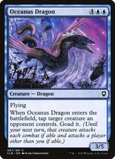 [MTG] Oceanus Dragon (Foil) (087) (CLB) NM