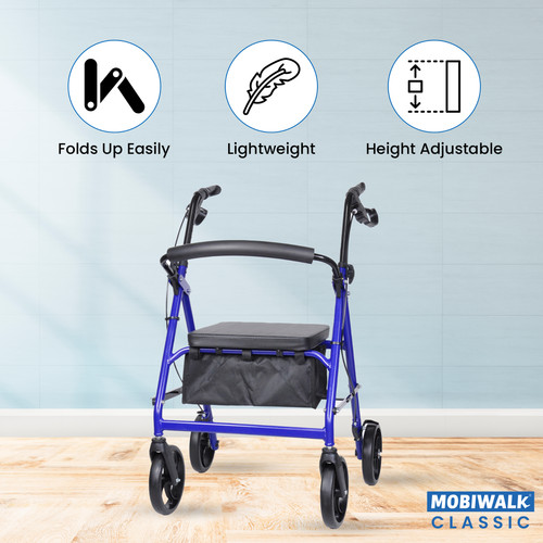 Wheel walker folding - 4,