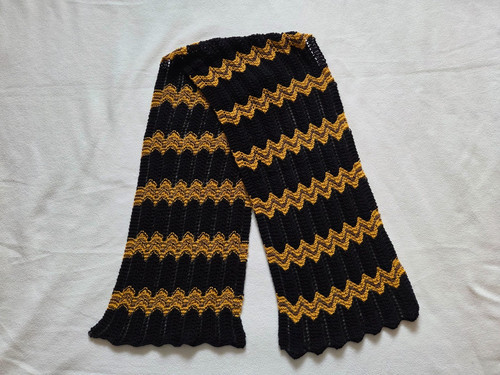 Scarf lace hand knitted - scarf,