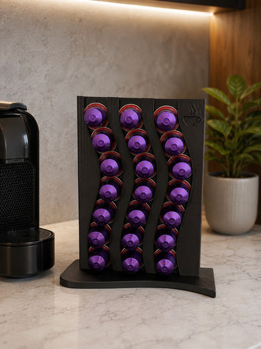 Coffee pod holder 3d printed - coffee,
