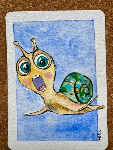 Original aceo painting - original,