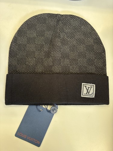 Men grey wool knit beanie - knit,