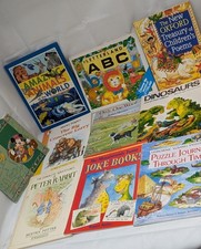 10 Book Bundle Children's kids Reading Books Poems Dinosaurs Paperback Hardback
