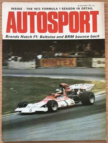 Autosport magazine oct 1972 - magazine,