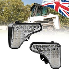 LED Skid Steer Headlight Set