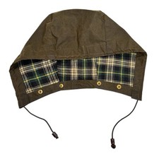 Barbour A86 Wax Unwired Hood Vintage 70s Small Olive Solway Zipper Moorland