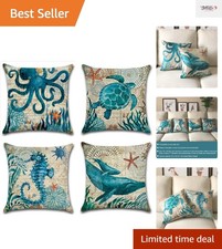 Colorful Sea Turtle & Whale