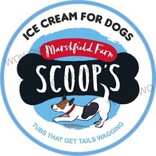 Ice cream van sticker Scoops