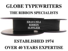 🌎 ‘OLYMPIA SPLENDID 66’  TYPEWRITER RIBBON BLACK INK *DIRECT FIT ONTO SPINDLES*