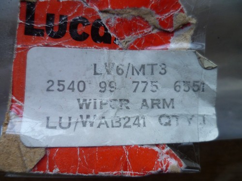 Lucas wiper arm truck marine - lucas,