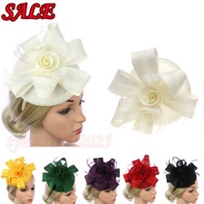 Women Feather Hair Fascinator