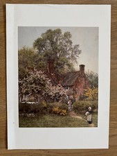 Helen Allingham - A Cottage at