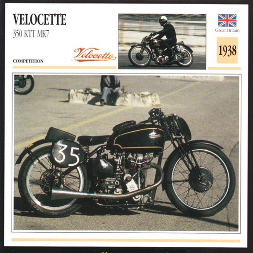 1938 velocette 350cc ktt mk7 - velocette,