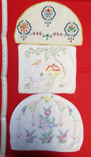 Vintage hand made linen - hand,