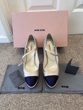 MIU MIU PRADA Satin Champagne Gold Navy Blue Strappy Heels Shoes UK 8 EU 41