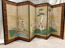 Japanese Antique Byobu Folding
