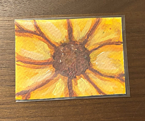 Aceo original sunflower - ,