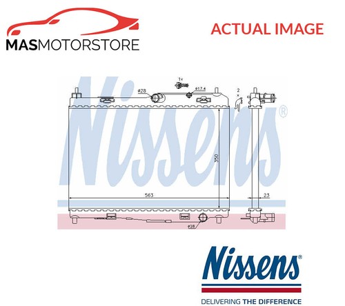 Engine cooling radiator - cooling,