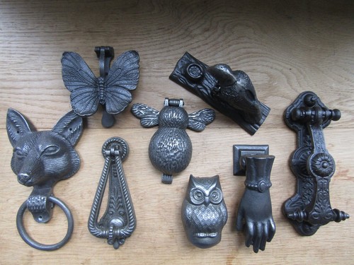Cast iron rustic - cast, knocker
