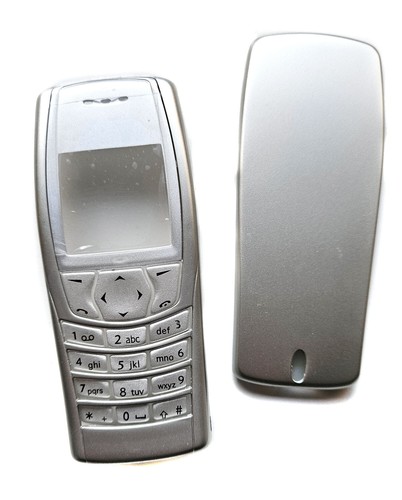 Silver case for nokia 6610 - case,