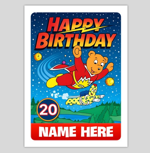 Superted personalised birthday - personalised,