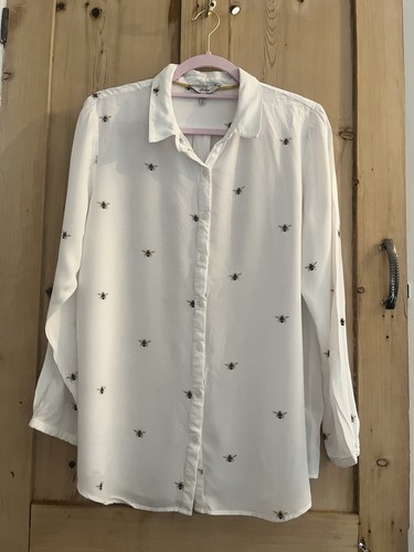 White button shirt - button,