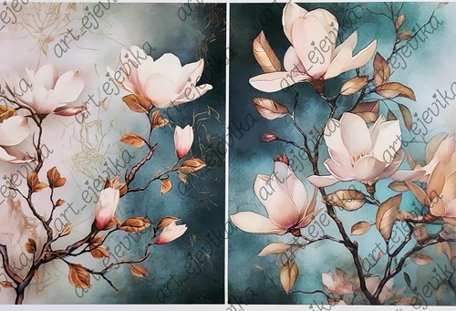 Paper for decoupage and - paper,