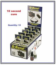 10 x Q-Bond Ultra Strong Adhesive & Filling Powders - Rock Hard in 10 Seconds!!