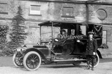 Nvt-99 Vintage Motor Car And Chauffeur, Doncaster, Yorkshire. Photo