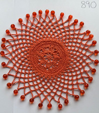 Hand Made Crochet Beaded Jug