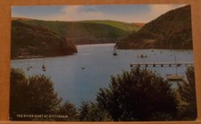 Postcard Unposted Devon, The river Dart in Dittisham