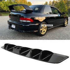 For Subaru Impreza WRX STi 03-07 ABS Rear Bumper Diffuser Spoiler Lip Splitter