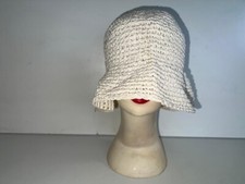 Next Women Beige Foldable Summer Sun Knit Breathable Beach Holiday Hat OLS-HT004