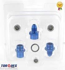 AN-4 (4AN JIC 4) Blue Garrett Blitz HKS Greddy Turbo Supercharger Oil Filter Kit