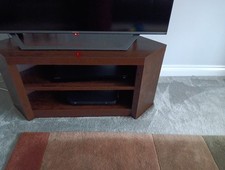NEXT Mango Wood  Corner TV  Stand