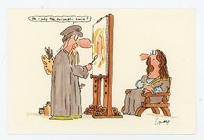 Chrome Postcard  Art Mona Lisa