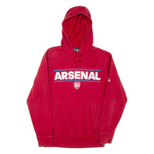ADIDAS Arsenal Mens Red Hoodie XS