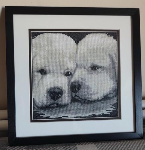 Handmade cross stitch framed - handmade,