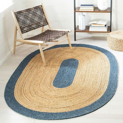 Jute rug oval - oval, handmade
