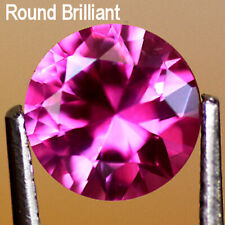 Lab Created  Pink Ruby Choice of Pink Tone, Cut & Size 2mm-20mm