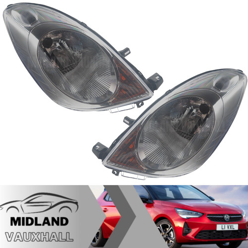Headlights nissan note pair - nissan,