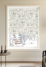 New Roller Blind 106cm Wide 100cm Drop Suitable For Bathroom/ Kitchen