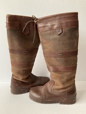Dubarry Of Ireland Galway Goretex Walnut Womens Boots Size UK 5 - Riding Sailing
