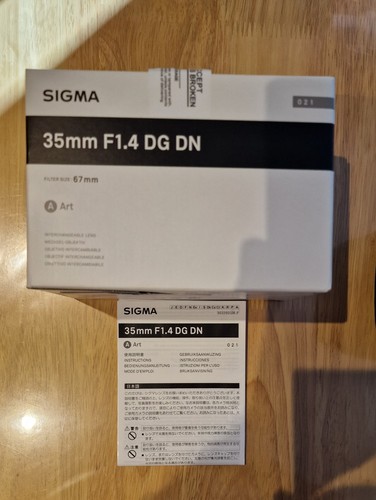 Sigma 35mm dn - dn, art