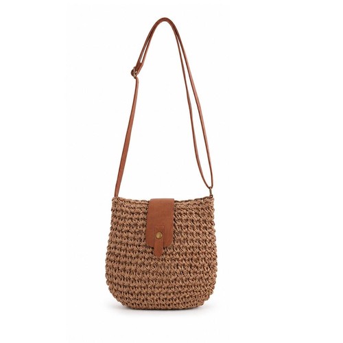 Women straw woven beach bag - women,