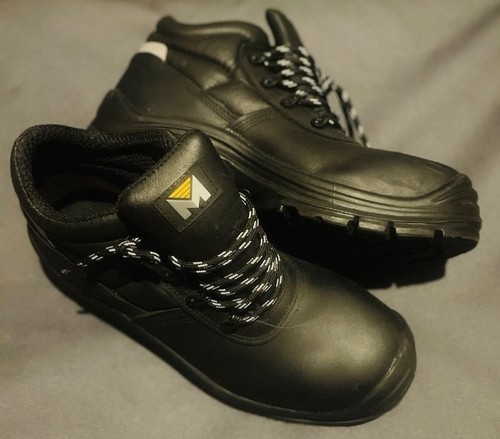 Black steel toe cap - black,