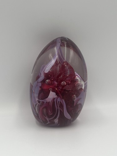Vintage large glass egg - vintage,
