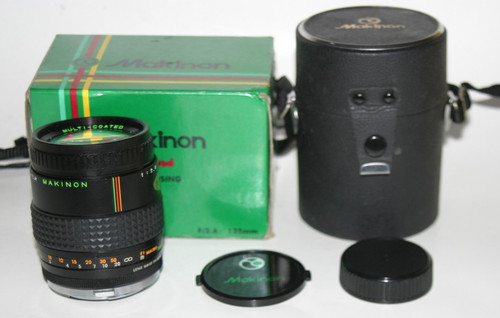 Makinon 135mm 8 lens - makinon, f:2.8